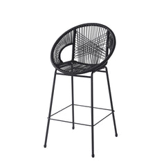 Outdoor Patio Barstool Set Weather Resistant