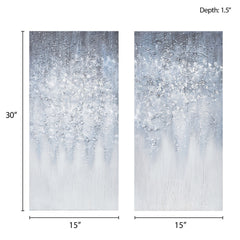 Frosted Reverie™ Winter Glaze Diptych Canvas Art Set