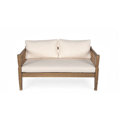 4-Piece Patio Furniture Set with Coffee Table and Cushions