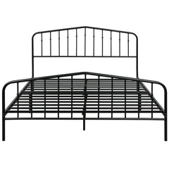 Queen Size Metal Bed Frame Slat Platform