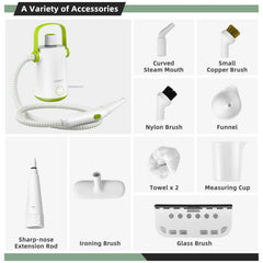 1000W Handheld Steam Cleaner with 10 Accessories