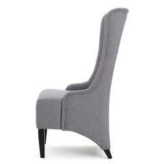 Alight Upholstered Dining Chair With High Back And Birch Wood Legs (Set of 2)