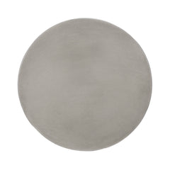 Modern Outdoor Lightweight Concrete Side Table with Hourglass Design