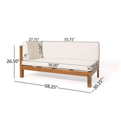 Brava X-Back 4-Piece Sofa Set Beige