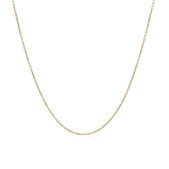 14k Yellow Gold Cable Link Chain 0.5mm