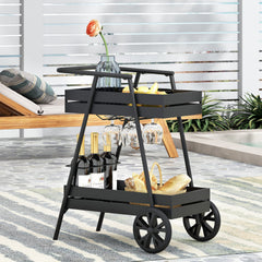 Modern Industrial Bar Cart
