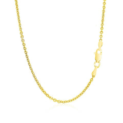 14k Yellow Gold Forsantina Lite Cable Link Chain 1.9mm