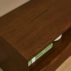 63' Mid-Century Modern TV Stand for TVs up to 75' Walnut