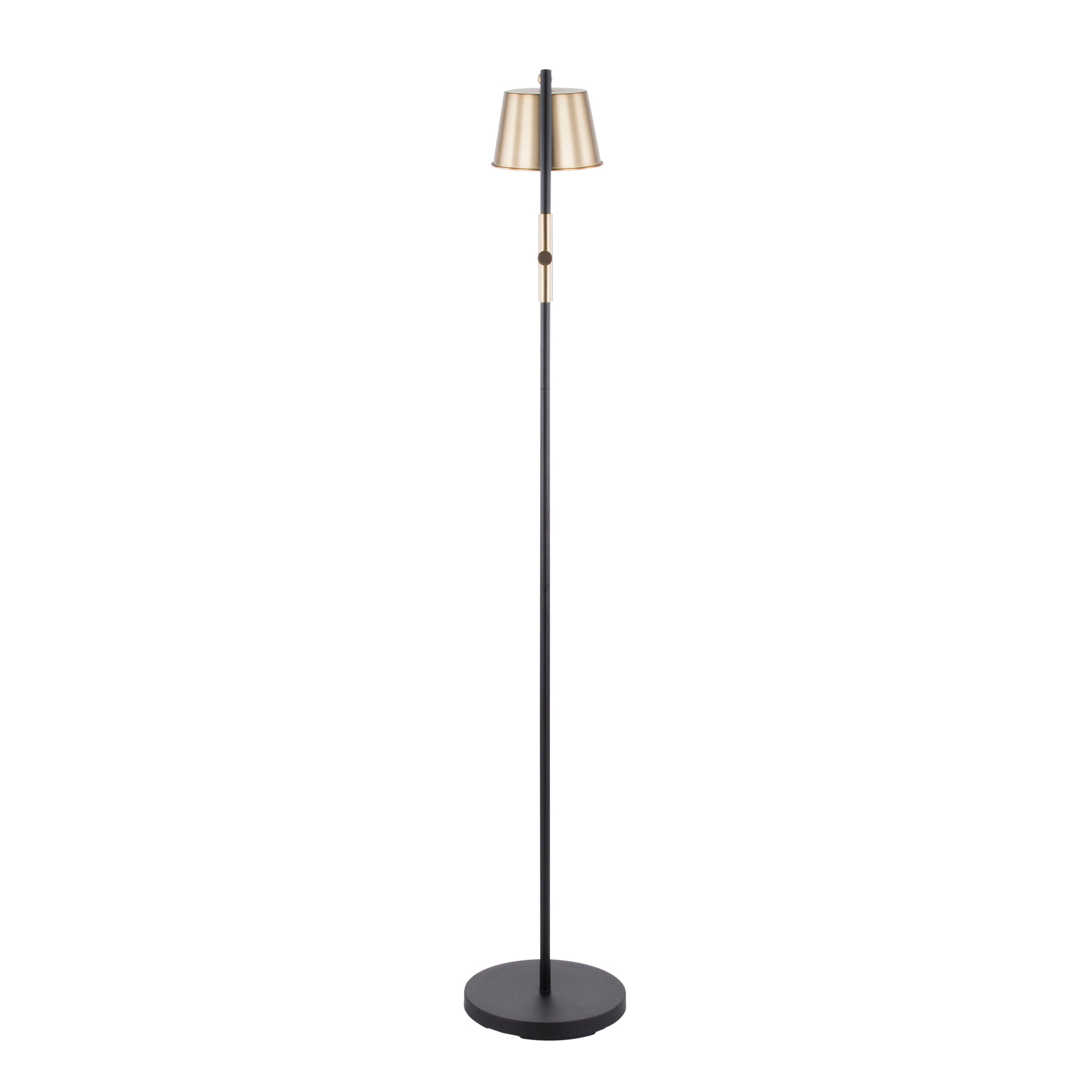 industrial floor lamp black brass Modern Wall Décor