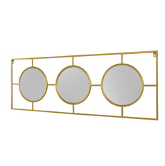 3 Mirror Piece Wall Mirror in Rectangular Frame