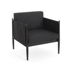 Dawson Outdoor Patio 2pcs Black Aluminum Club Chair Set with Water-Resistant Cushions