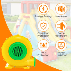 950W Air Blower Air Pump Fan with Convenient Handle and Ground Stakes-950W