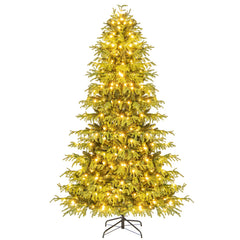 Artificial Christmas Tree with LED Lights and PVC Mixed Branch Tips