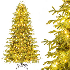 Artificial Christmas Tree with LED Lights and PVC Mixed Branch Tips
