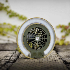 TRU De-LIGHT LiteBreeze LED Multi-Use Multipurpose Disc Fan / Light For Work / Play - Indoor / Outdoor Use