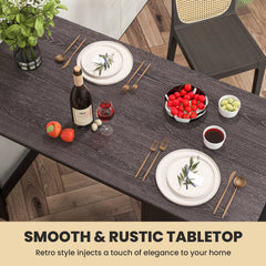 Counter Height Bar Table with Storage Cabinet and Drawer