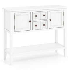 Buffet Sideboard Cabinet with 2 Doors and 2 Drawers