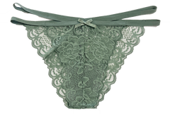 Lace Cheeky with Elastic Straps, XS-2X