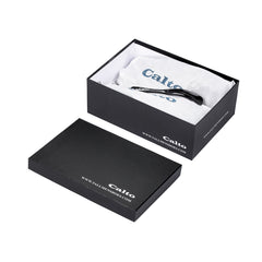 CALTO - J1420 - 2.8 Inches Taller (Onyx) - Leather Loafers