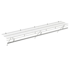 Closet Shelves Wall Mounted with Hanging Rod for Laundry Room