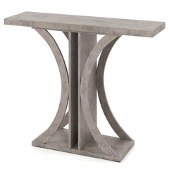 Console Table 39.5 Inch Rectangular Entryway Table with Geometric Frame