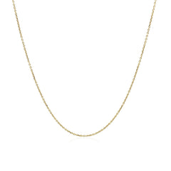10k Yellow Gold Cable Link Chain (0.50 mm)