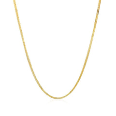 14k Yellow Gold Foxtail 1.0mm Chain