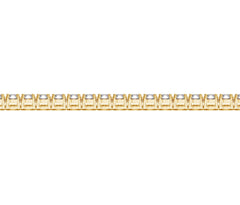 Lab Grown Round Diamond Tennis Bracelet in 14k Yellow Gold (7 cctw F/G VS2/SI1)