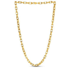 14k Yellow Gold French Cable Link Chain (6.10 mm)