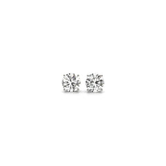 1/2 cttw Lab Grown Round Diamond Stud Earrings 14k White Gold (G/VS2)