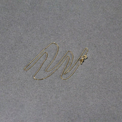 14k Yellow Gold Diamond Cut Cable Link Chain 0.7mm