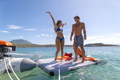 Aqua Marina ISLAND+ 8'2" Inflatable Air Platform Boat