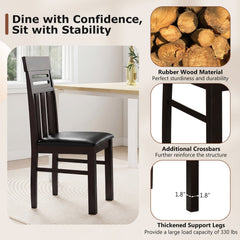 Dining Chairs High Back Dining Room Chairs Set of 2