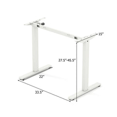 Electric Standing Desk Frame Height Adjustable Computer Desk Base with LED Display
