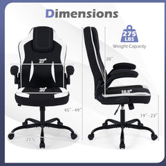 Ergonomic Computer Office Chair with 90° Flip-up Armrests