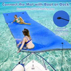 3 Layer Water Pad Foam Mat-Blue