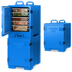 81 Quart Capacity End-loading Insulated Food Pan Carrier with Handles