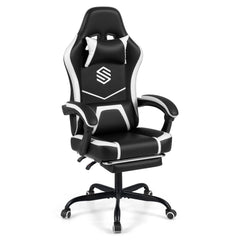 Gaming Chair Height Adjustable Computer Chair with Headrest Ergonomic Office Task Chair