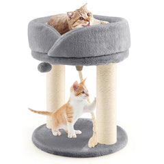 Cat Climbing Tree with Plush Perchs and Scratching Post