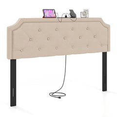 Headboard for Queen and Full Size Bed Tufted Upholstered Head Board