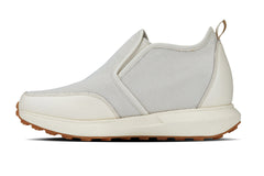 CALTO - J1434 - 3.3 Inches Taller (Off-White) - Casual Chunky Sole Sneaker Loafers
