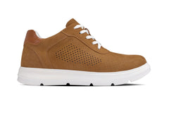 CALTO - J1583 - 2.6 Inches Taller (Nubuck Brown) - Lightweight Casual Walkers