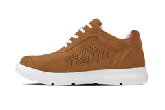 CALTO - J1583 - 2.6 Inches Taller (Nubuck Brown) - Lightweight Casual Walkers