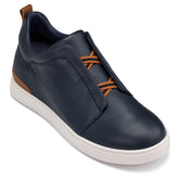 CALTO - J1934 - 2.6 Inches Taller (Navy) - Slip-On Snoafers