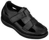 CALTO - K2661 - 3.2 Inches Taller (Black) - Casual Fisherman Sandal