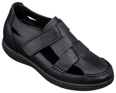CALTO - K2663 - 3.2 Inches Taller (Navy Blue) - Casual Fisherman Sandal