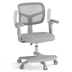 Kids Desk Chair Children Study Chair with Adjustable Height Armrest and Footrest