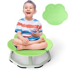 Kids Sensory Swivel Chair Cat Claw 360° Spinning Chair with Non-Slip Metal Base
