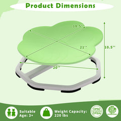 Kids Sensory Swivel Chair Cat Claw 360° Spinning Chair with Non-Slip Metal Base