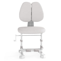 Kids Study Chair with Adjustable Double Backrest and Footrest